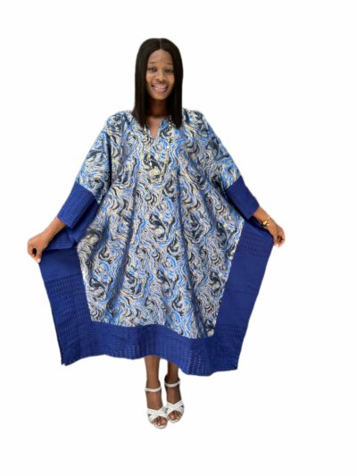 Damask & aso oke onjawu midi bubu