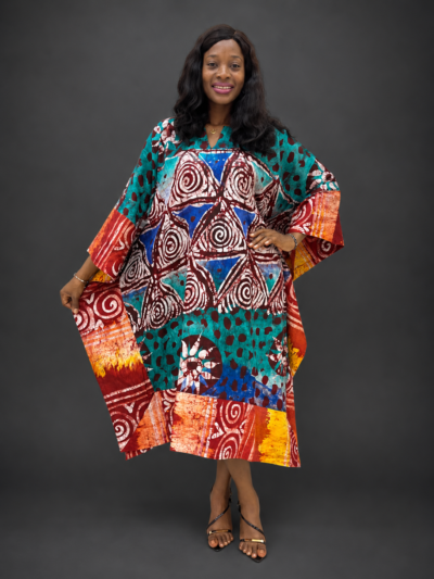 Mix and match adire midi bubu