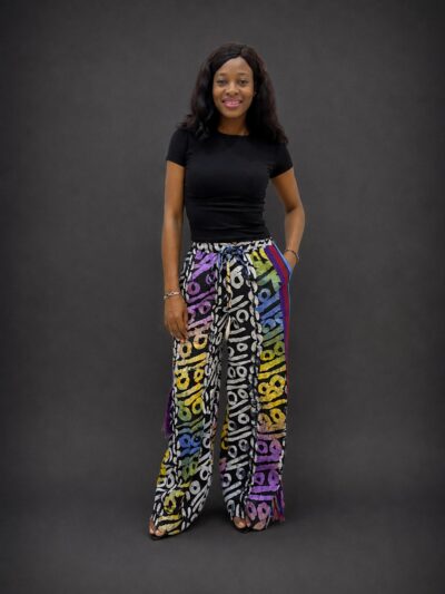 Multicolor adire pant